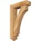 Ekena Millwork Imperial Arts and Crafts Rough Sawn Bracket w/ Offset Brace, Western Red Cedar, 6"W x 22"D x 34"H BKT0604X22X34IMP03RWR - alternate 1